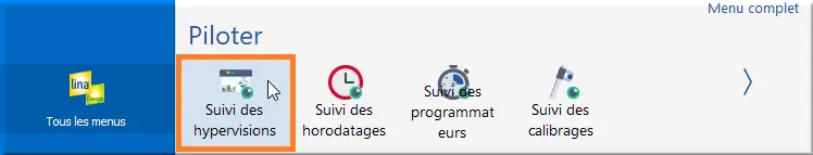 Accès Suivi des hypervisions